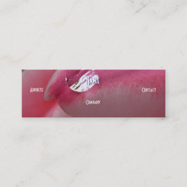 フローリスト – ピンクロース スキニー名刺