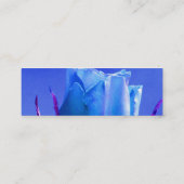 フローリスト – ブルーバラ スキニー名刺 (裏面)