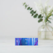 フローリスト – ブルーバラ スキニー名刺 (スタンド正面)