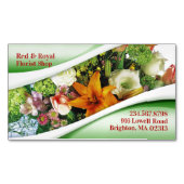 フローリスト マグネット名刺 (正面)