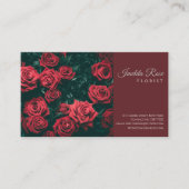 フローリスト・レッド・ローズ 名刺 (正面)