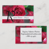 フローリスト 名刺 (正面/裏面)