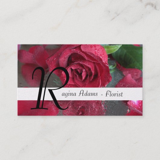 フローリスト 名刺 (正面)