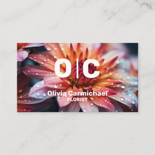 フローリスト 名刺 (正面)