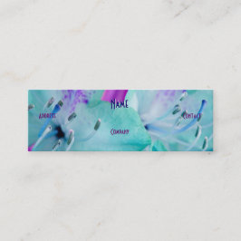 フローリスト – 青フローラ スキニー名刺