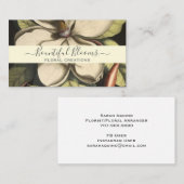 フローリス絵を描ト・マグノリア開花 名刺 (正面/裏面)