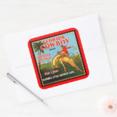 フローリダイカウボーイ スクエアシール (封筒)