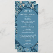 フローリッシュウォー絵画ターカラーのメニューカード メニュー (正面/裏面)