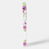 フローリッシュピンク紫エレガントのフローラ水色 Case-Mate iPhoneケース (裏面 / 左)