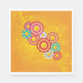 フローリッシュフラワーズ紙ナプキンス スタンダードランチョンナプキン (正面)