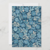 フローリッシュ絵画ウォーターカラー結婚式招待状 招待状 (裏面)