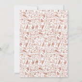 フローリッドフレームリハーサルディナー招待状 招待状 (裏面)