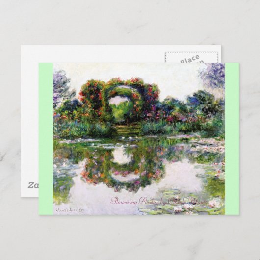 フローリングアーチズバイクロードモネ ポストカード (正面/裏面)