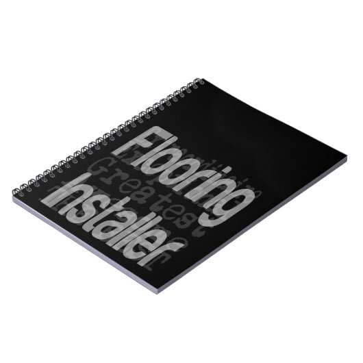 フローリングインストーラーの並外れ ノートブック (左側)