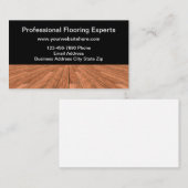 フローリングサービス名刺デザイン 名刺 (正面/裏面)