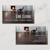 フローリングハードウッドマーブル建築 名刺 (正面/裏面)