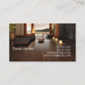 フローリングハードウッドマーブル建築 名刺 (裏面)