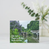 フローリングブリッジレイクルアーノースカロライナの写真 ポストカード (スタンド正面)