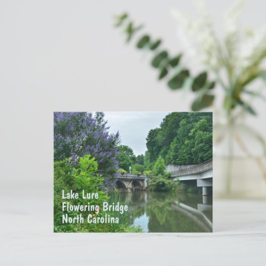 フローリングブリッジレイクルアーノースカロライナの写真 ポストカード (スタンド正面)