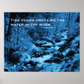 フローリングブルックタイム孔子感動的引用文 ポスター (正面)