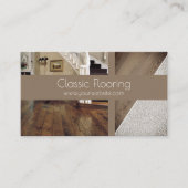 フローリング会社 名刺 (正面)