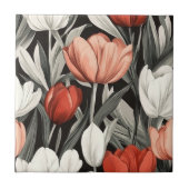 フローリング用の美しいフローラチューリップセラミックタイル タイル (正面)