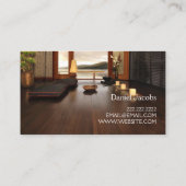 フローリング硬材大理石建築 名刺 (裏面)