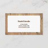 フローリング設置会社 名刺 (裏面)