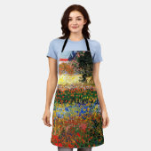 フローリング・ガーデン(ヴァン・ゴッホ) エプロン (着用した状態)