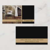 フローリング、フロア建築名刺 名刺 (正面/裏面)