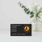 フローリンモダングサービス新しい名刺 名刺 (スタンド正面)