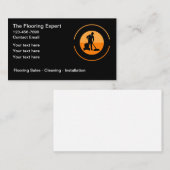 フローリンモダングサービス新しい名刺 名刺 (正面/裏面)