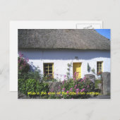 フローリーアイリッシュコテージはがき ポストカード (正面/裏面)