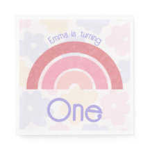 フローリーレインボー誕生日招待状