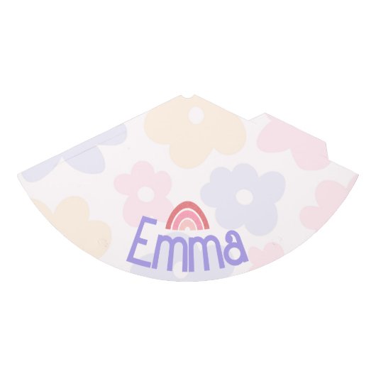 フローリーレインボー誕生日 パーティーハット (正面)