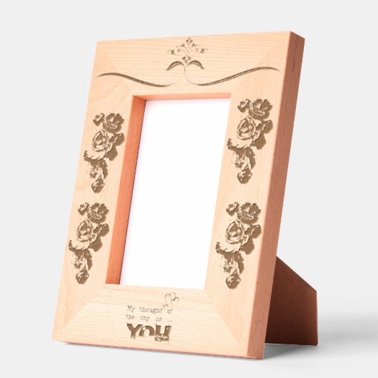 フローリー レーザー彫刻フレーム (左)