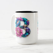 フローリーB文字コーヒーマグ ツートーンマグカップ (正面左)