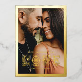 フローリ華美ッシュラブフォイルのバレンタインデーのカード 箔シーズンカード (正面)