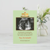 フロールズ写真の妊娠告知 案内状 (スタンド正面)