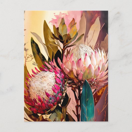 フロール素晴らしデザインはがき ポストカード (正面)
