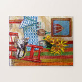 フローレイタリアンンスのキッチン ジグソーパズル (横)