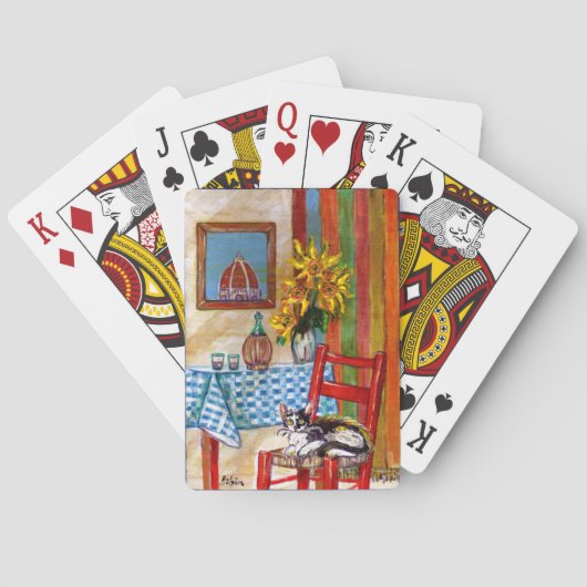 フローレイタリアンンスのキッチン トランプ (裏面)