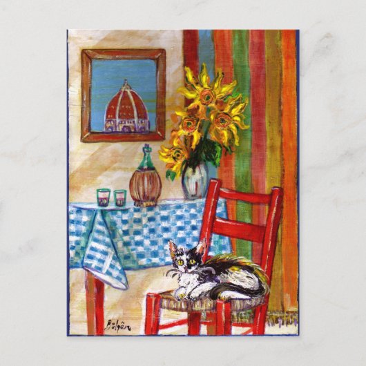 フローレイタリアンンスのキッチン ポストカード (正面)