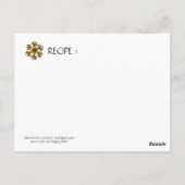 フローレイタリアンンスレシピの厨房 ポストカード (裏面)