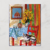 フローレイタリアンンスレシピの厨房 ポストカード (正面)