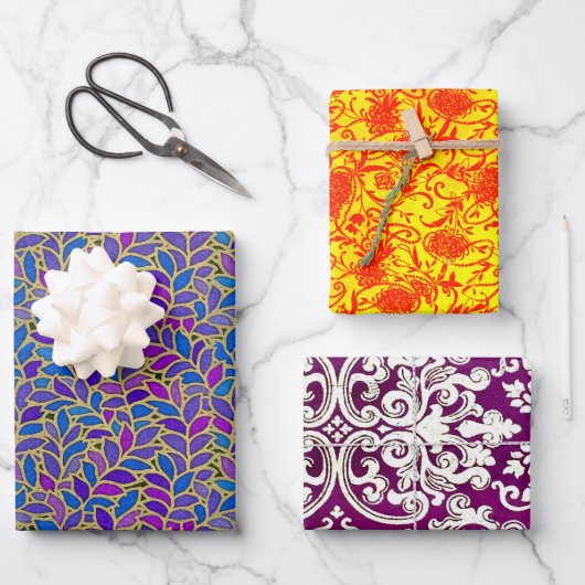 フローレスタピーリー&ウッドベリーサンプラー ラッピングペーパーシート (正面)