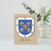 フローレスファミリーヘラルディックシールド ポストカード (スタンド正面)