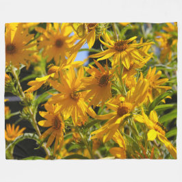 フローレスen mi hierbas "私の雑草の花" フリースブランケット