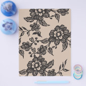 フローレット |素朴 DIY封筒ライナー チラシ (シングル)