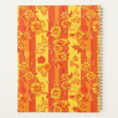 フローレンスイエローとオレンジのフローラ プランナー手帳 (裏面)